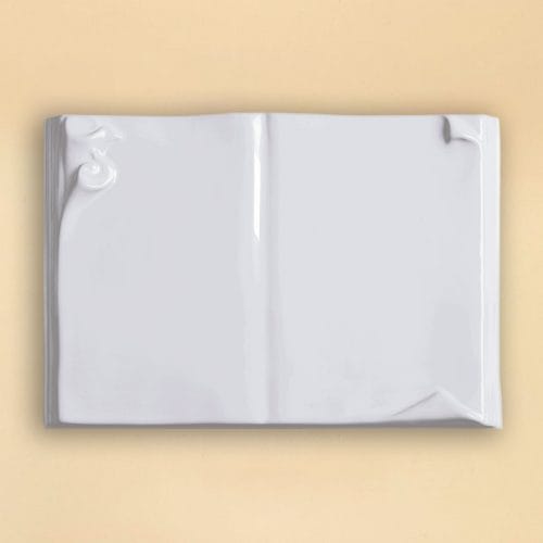 Libro Calla Design Bianco||Libro Calla Design Bianco Esempio